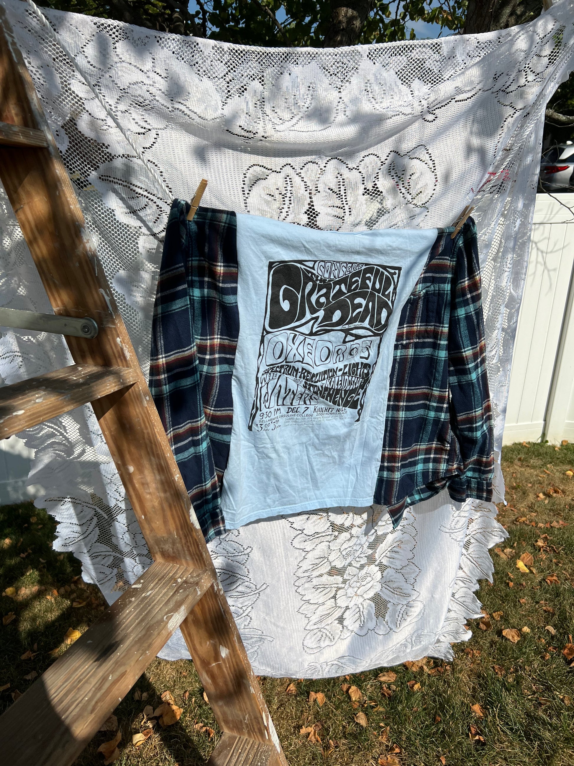 L/xl grateful dead   flannel