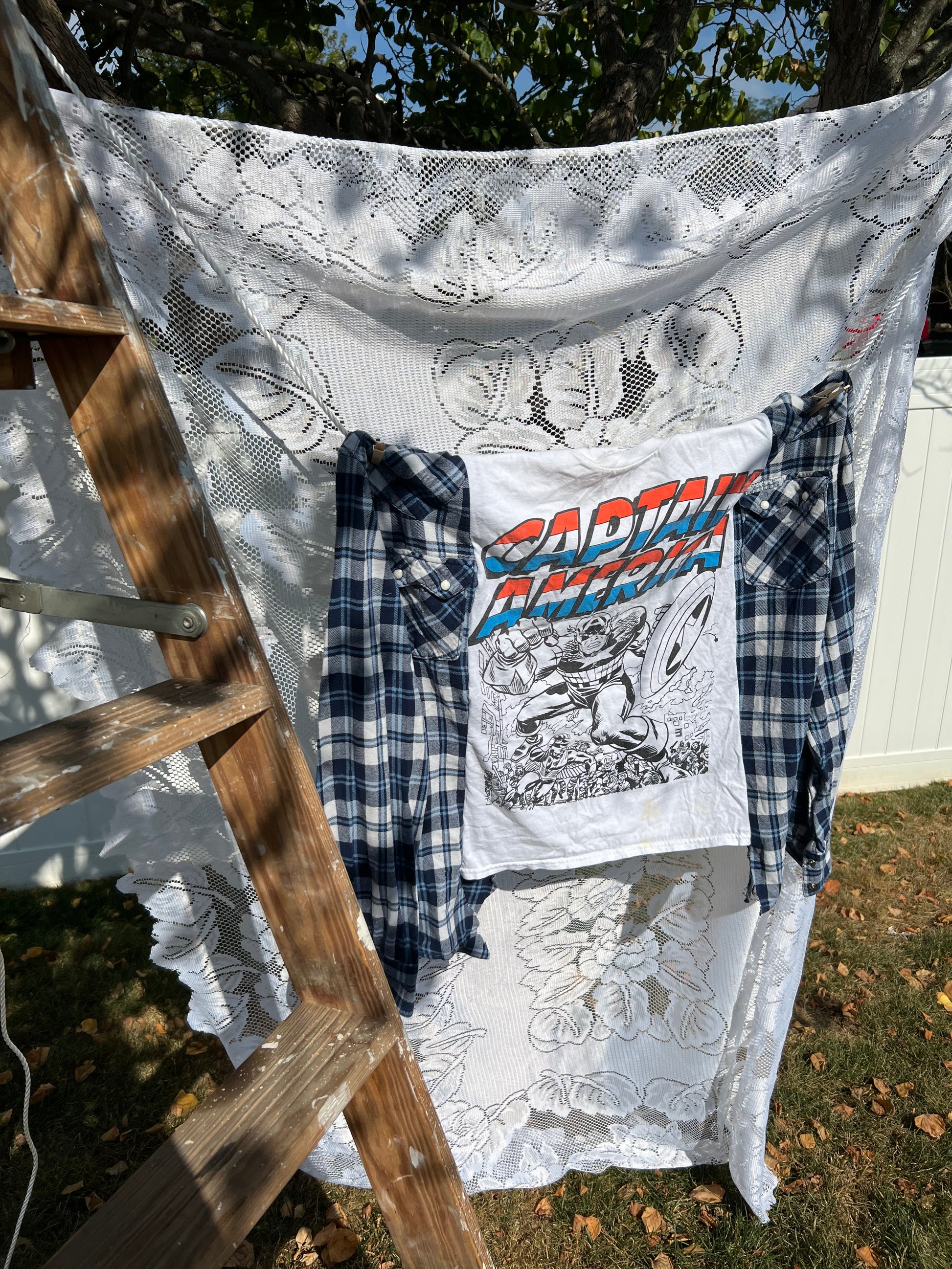 Xl/2xl captain america flannel