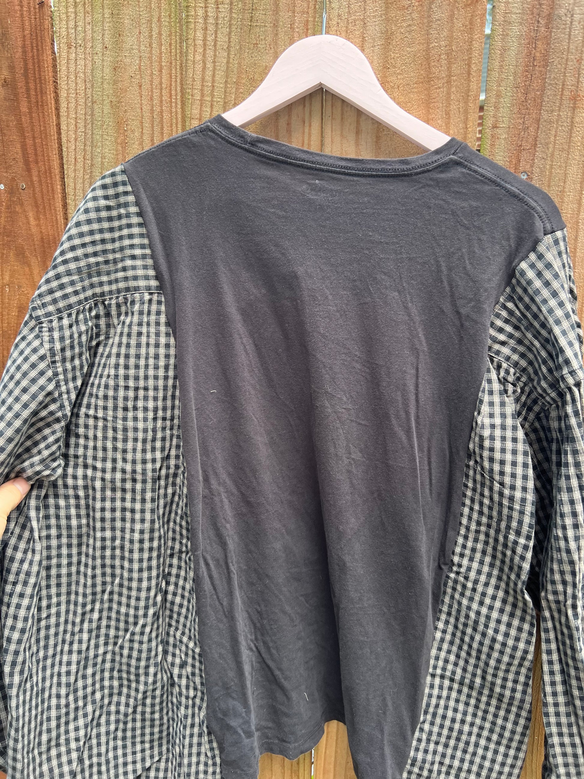2x/3x Rick and Morty upcycle flannel