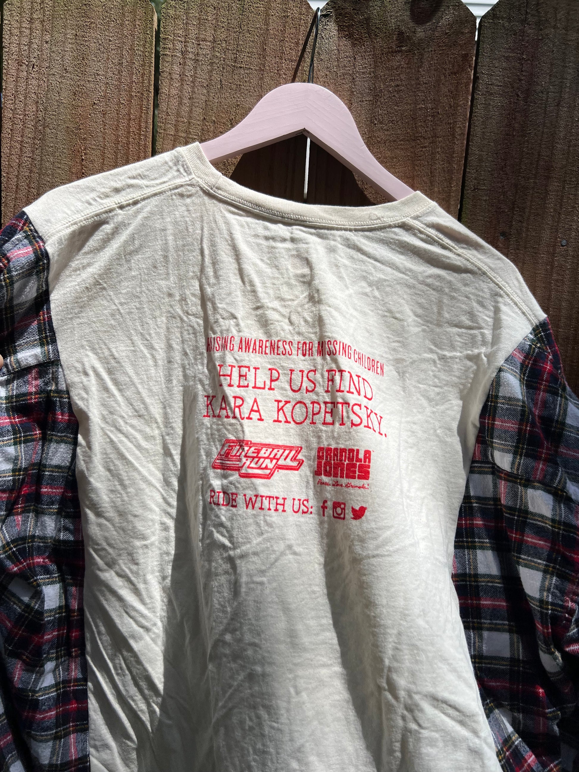 (2x/3x granola jones upcycle flannel