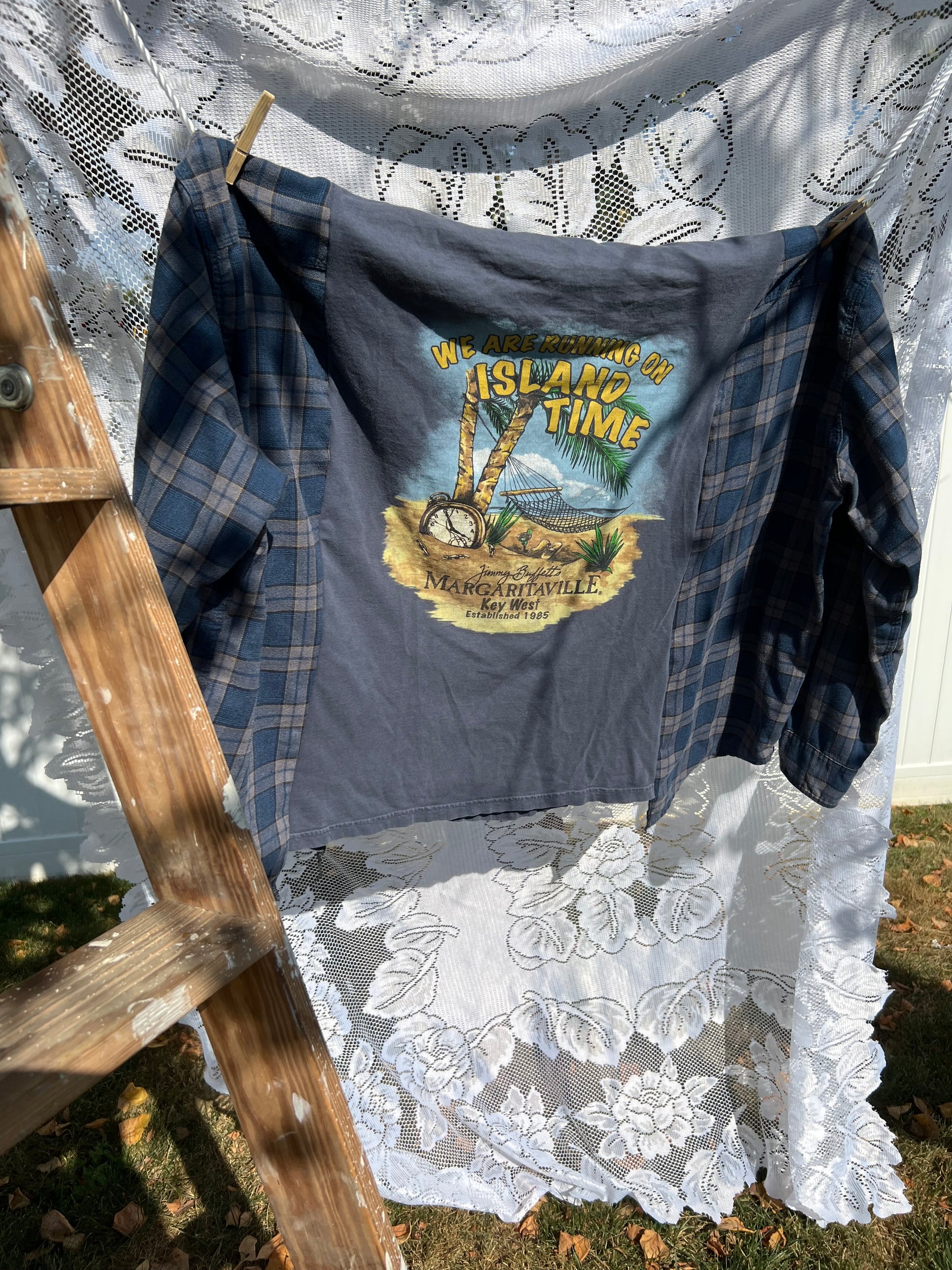 2x/3x margaritaville  flannel