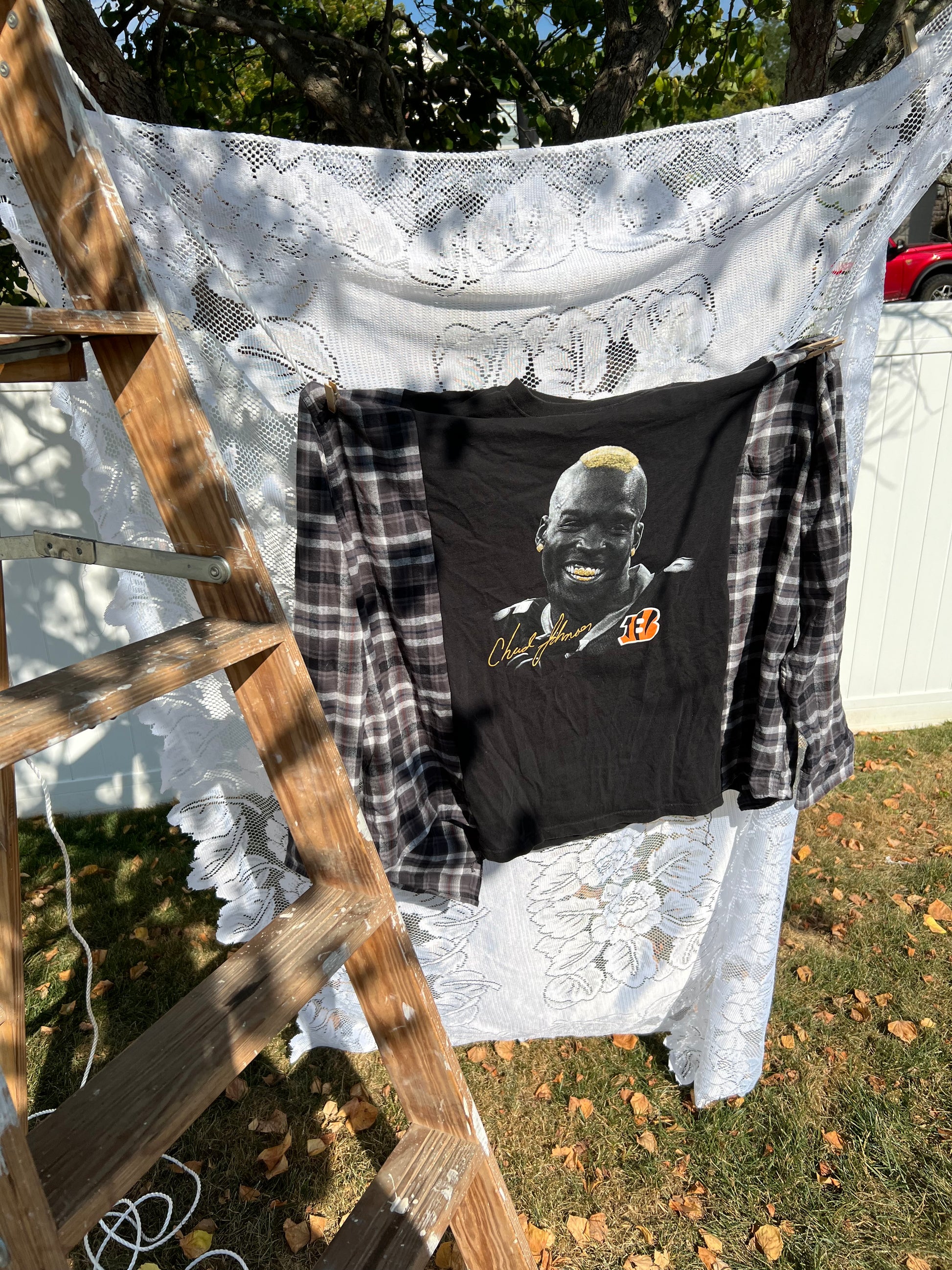 2x/3x Chad Johnson bengals flannel