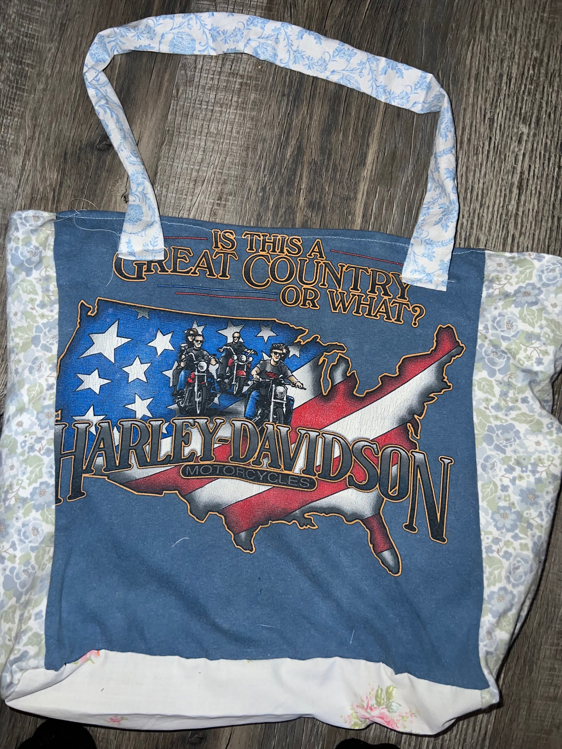 Great country Harley Davidson tote bag
