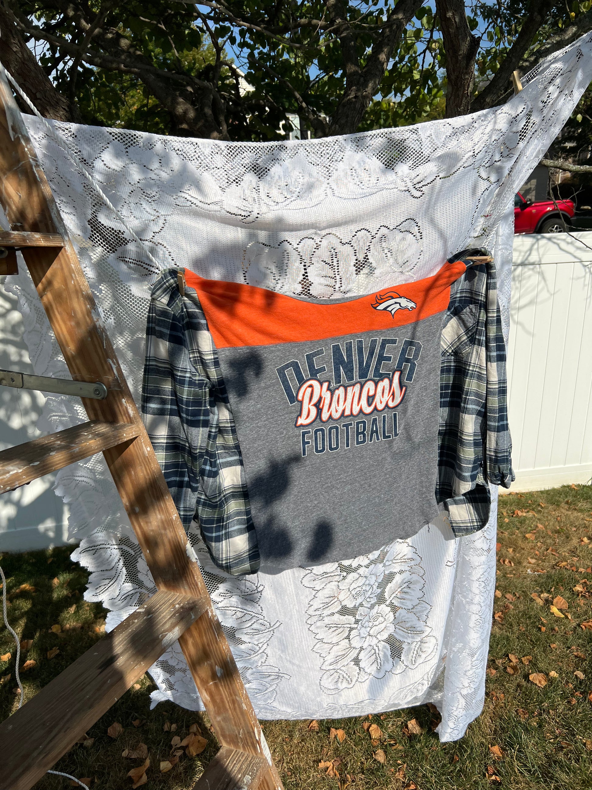 2x/3x Denver broncos  flannel