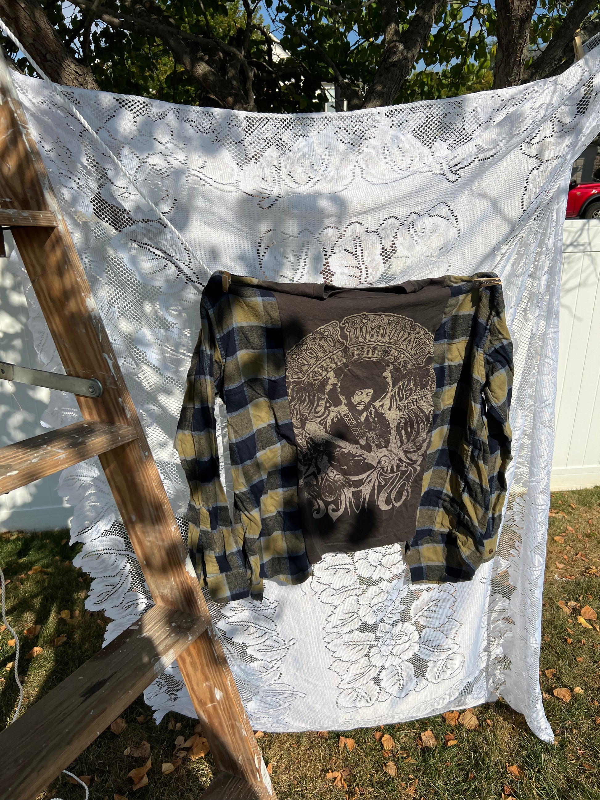 L/xl Jimi Hendrix flannel
