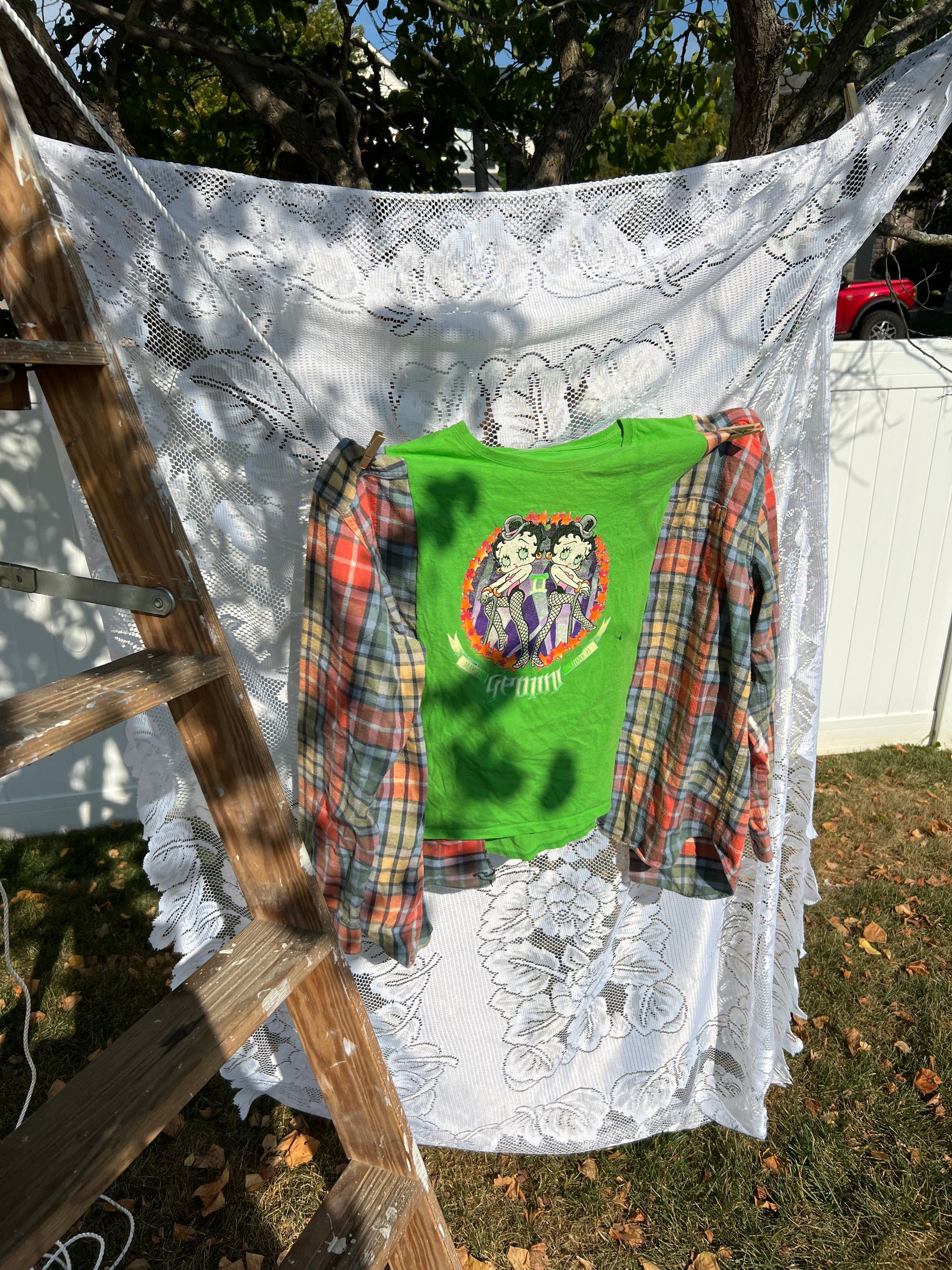 L/xl Betty boop flannel