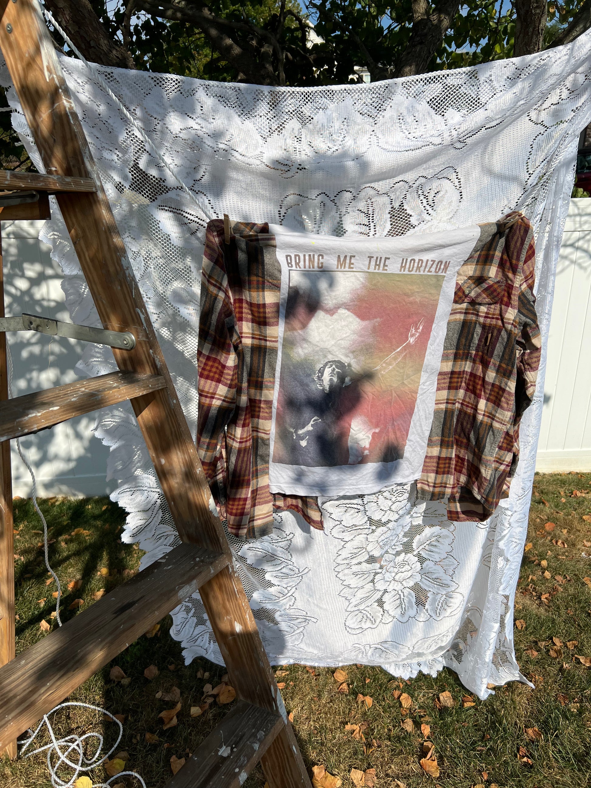 L/xl bring me the horizon flannel