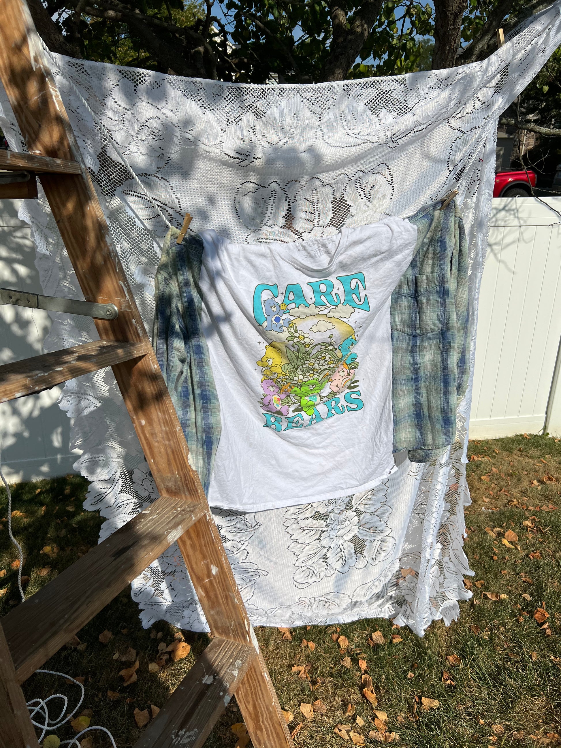 3x/4x Care Bears flannel