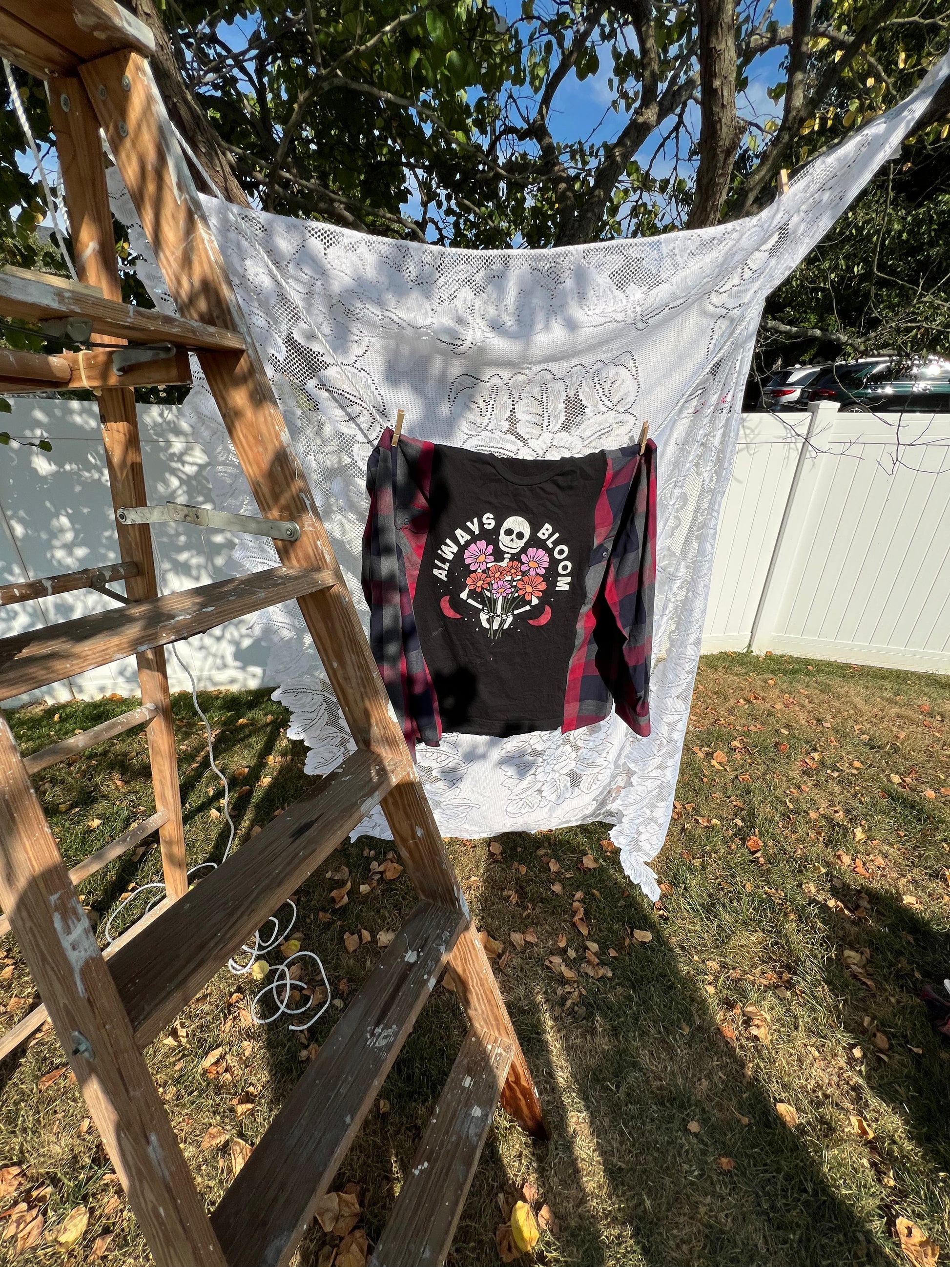 Xl/2xl always bloom   flannel