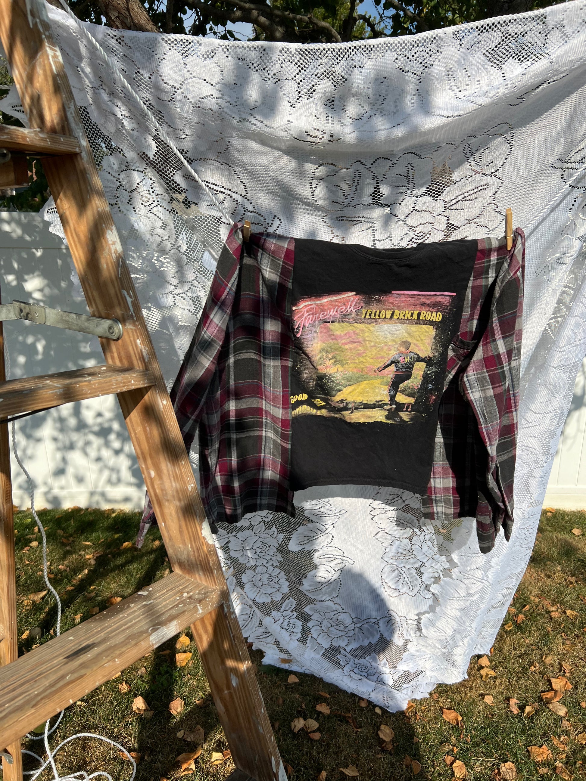 L/xl Elton John    flannel