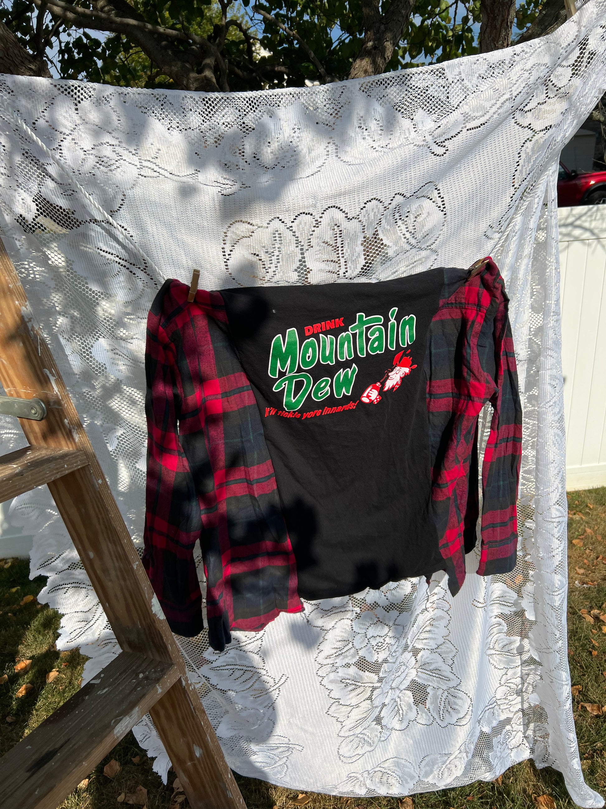 Xl/2xl mountain dew  flannel