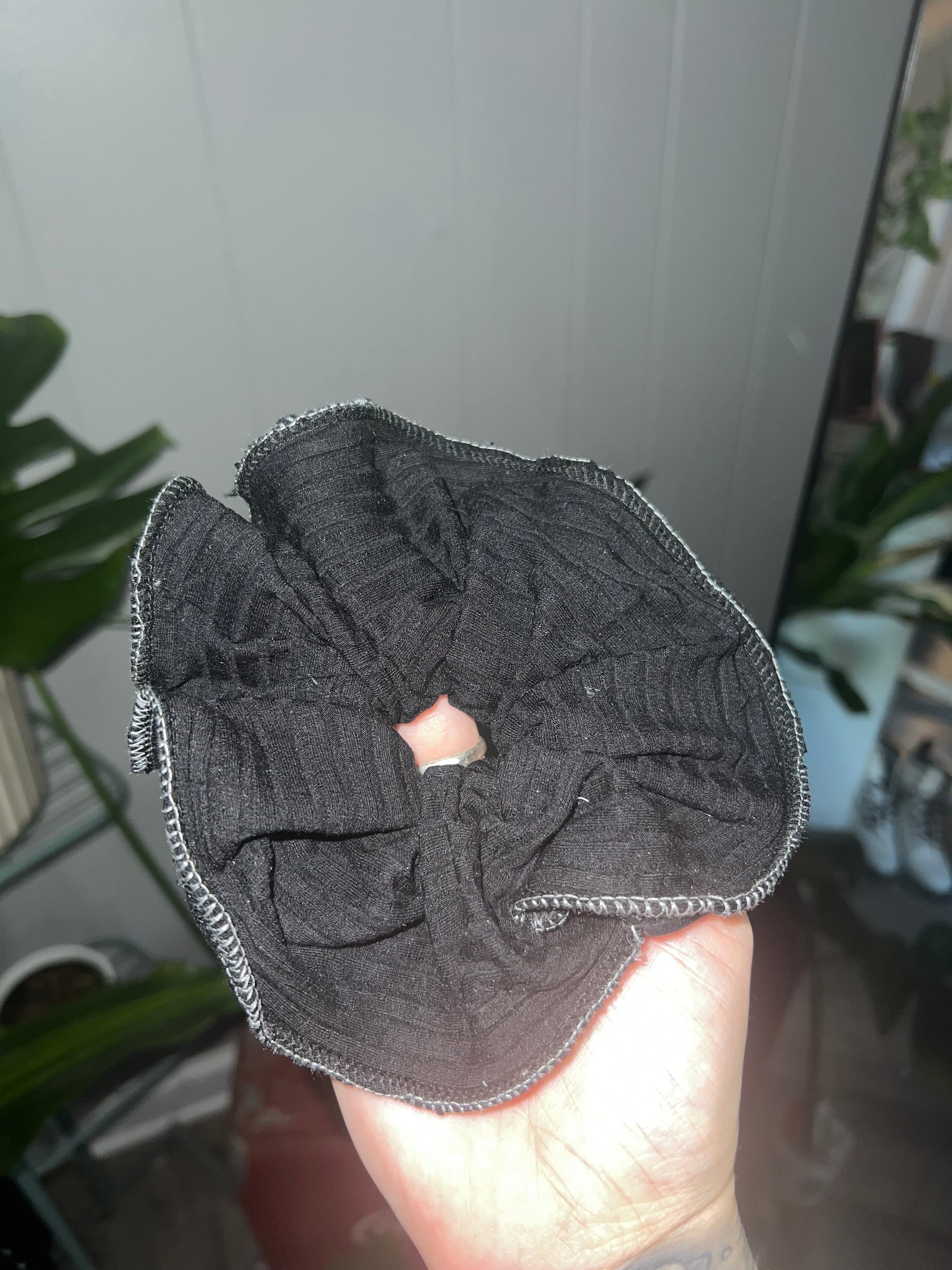 Black scrunchie