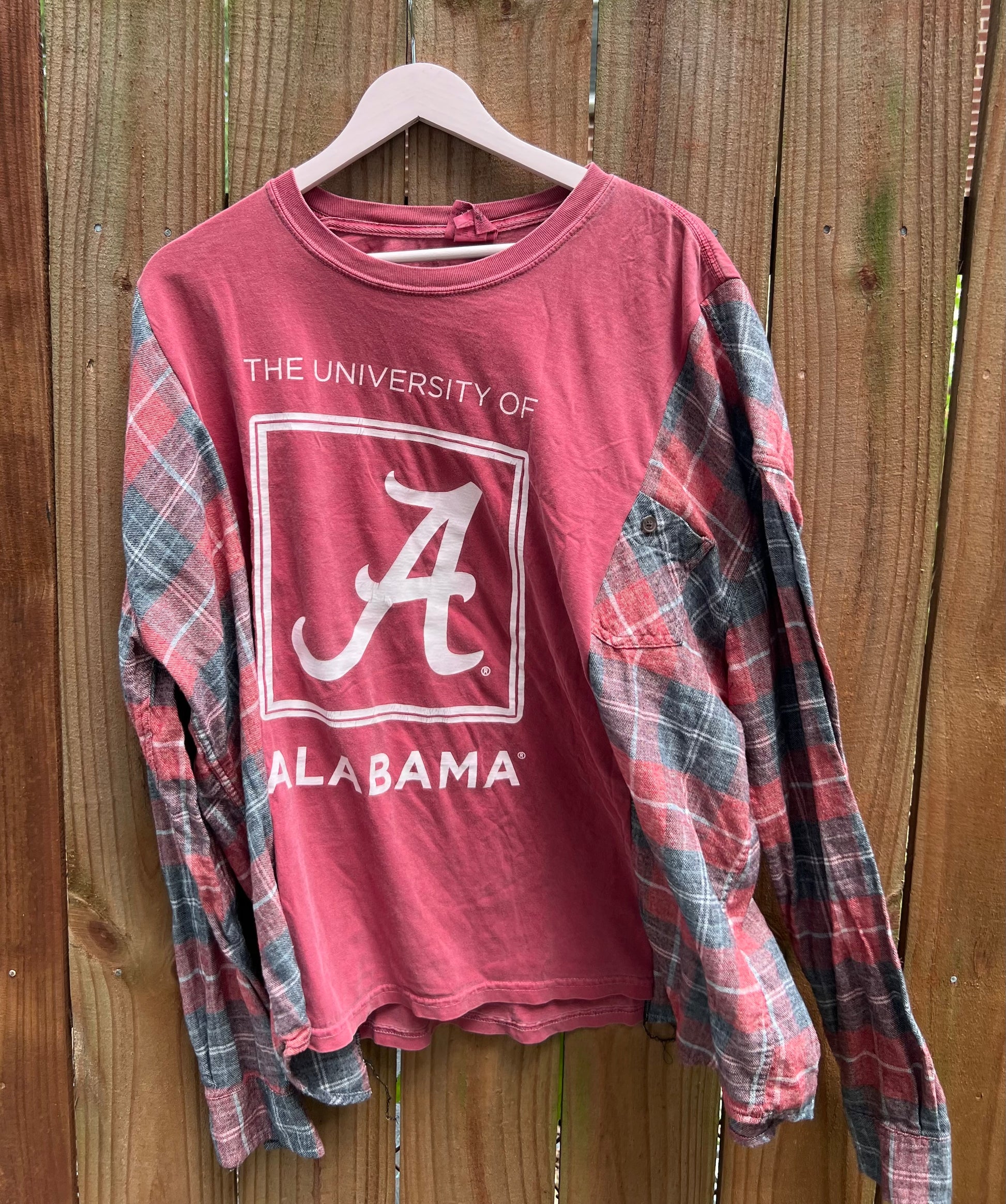 Xl/2xl Alabama upcycle flannel