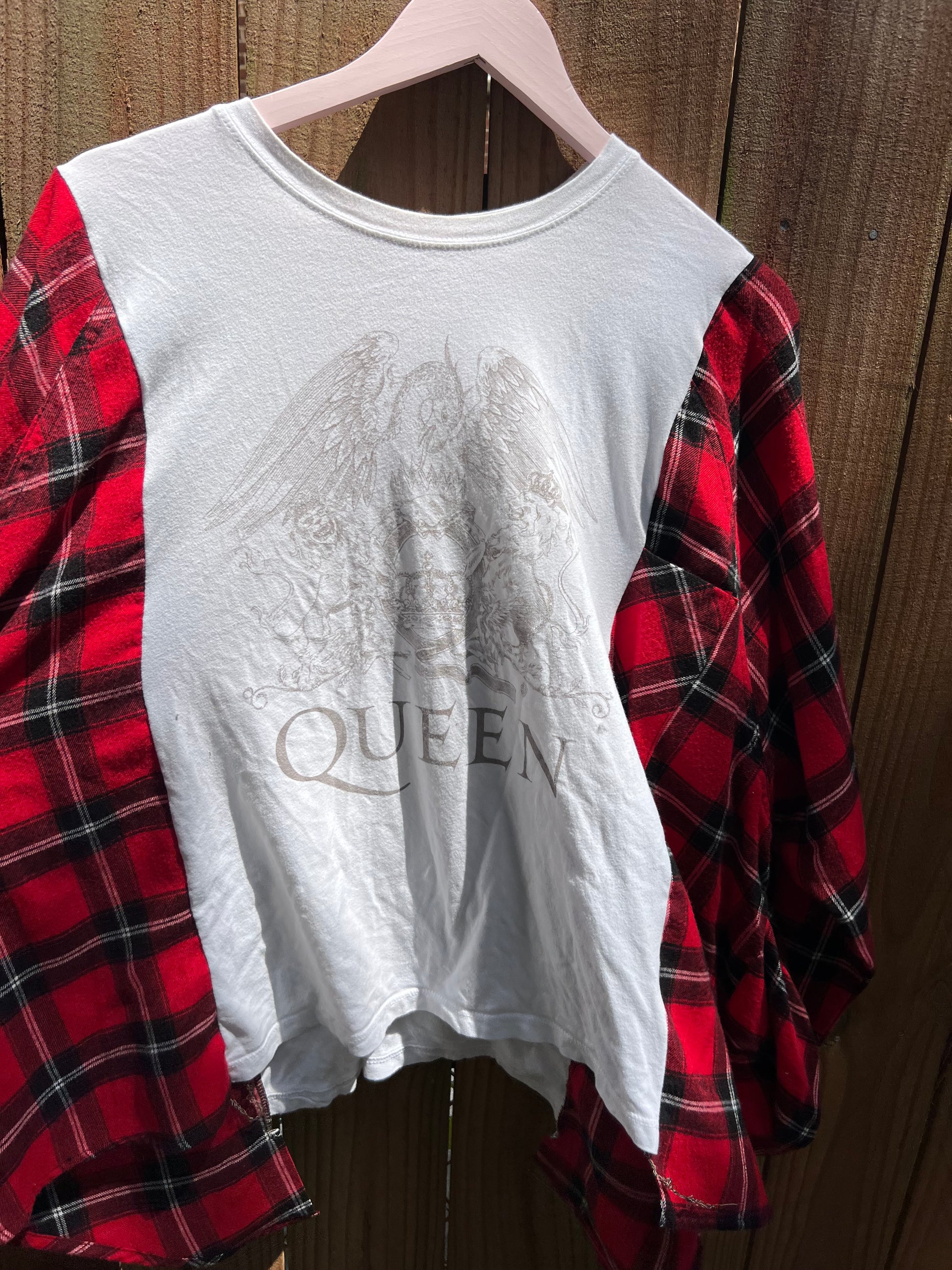 Xl/2xl queen upcycle flannel