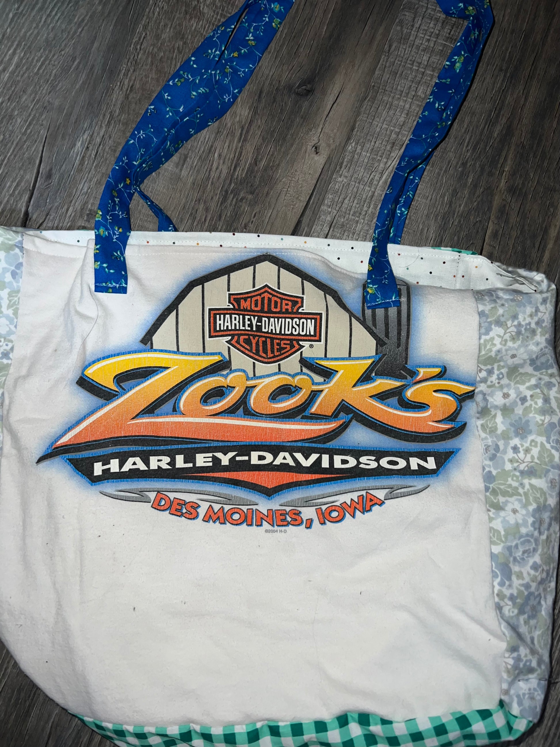 Zooks Harley Davidson tote bag