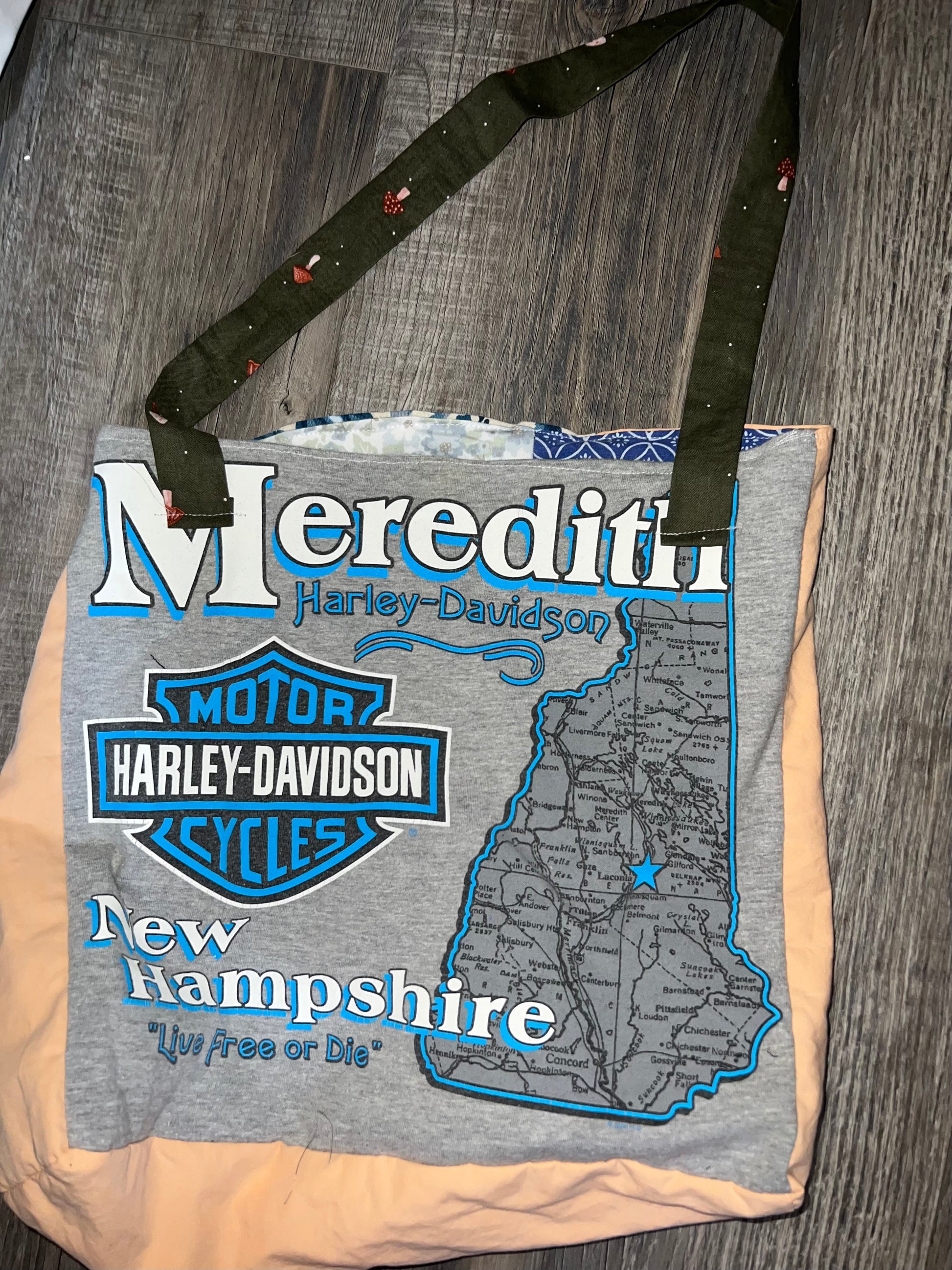 MeredithHarley Davidson tote bag
