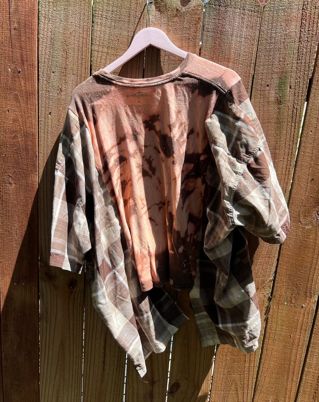 Xl/2xl Rolling Stones upcycle flannel