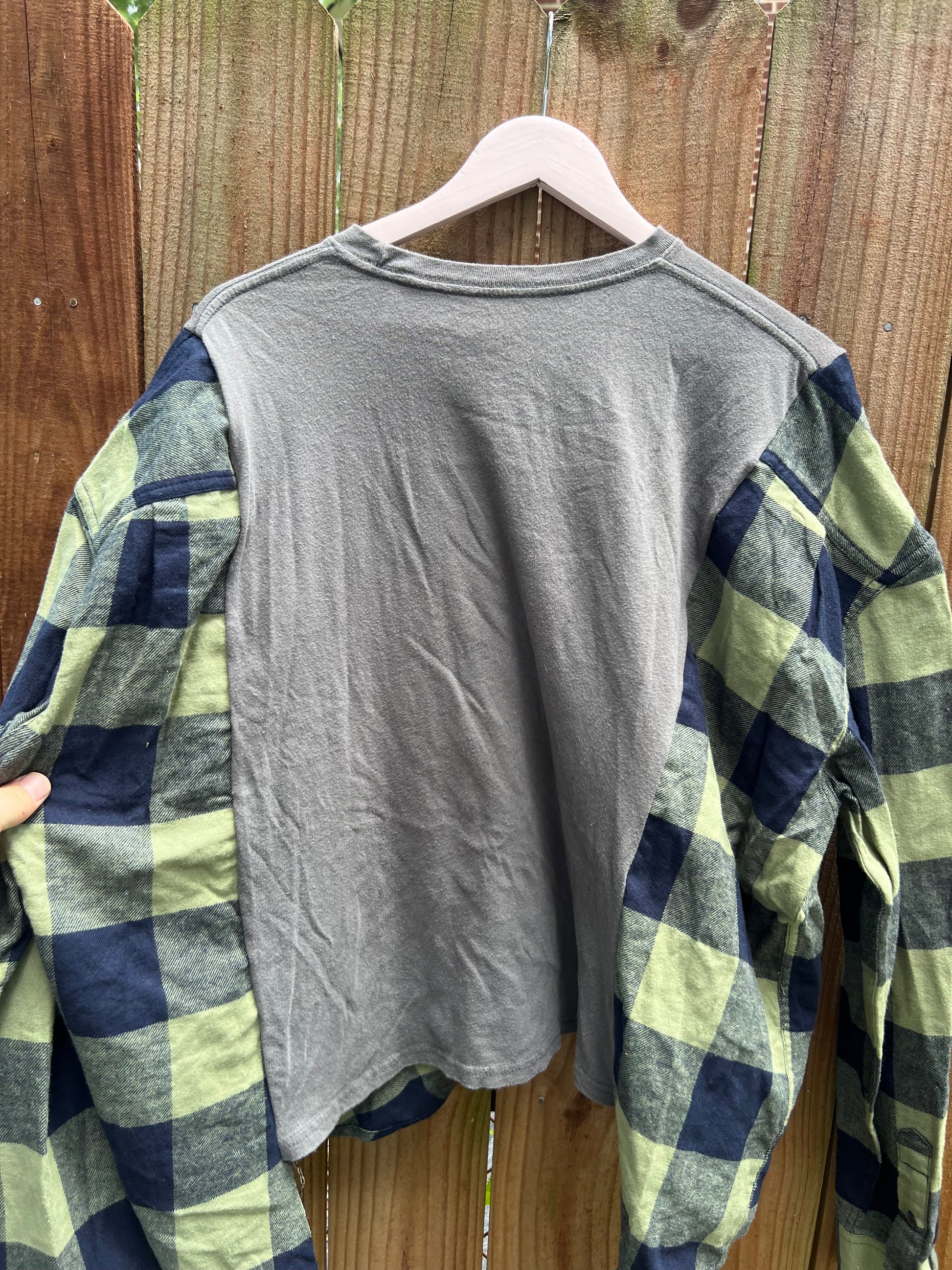 M/l Aerosmith upcycle flannel