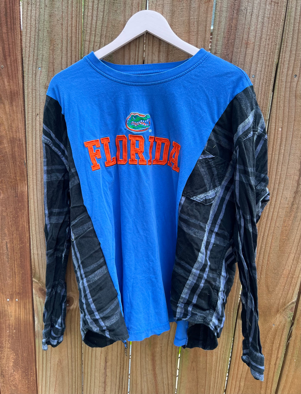 L/xl Florida gators upcycle flannel
